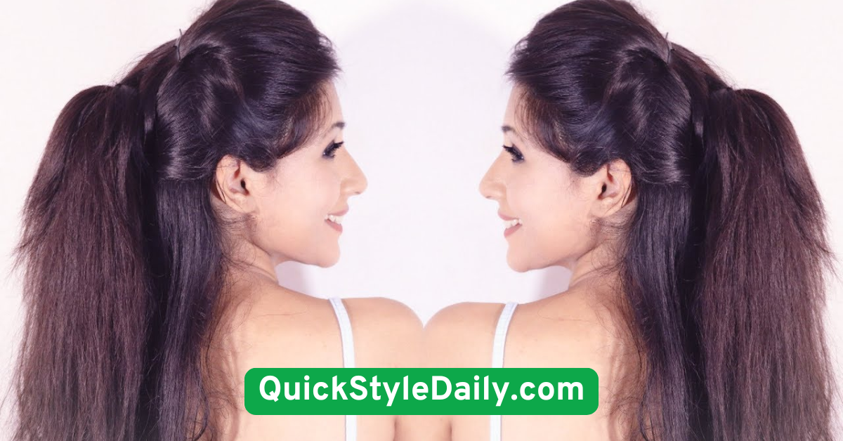 High Puff Ponytail with Texture