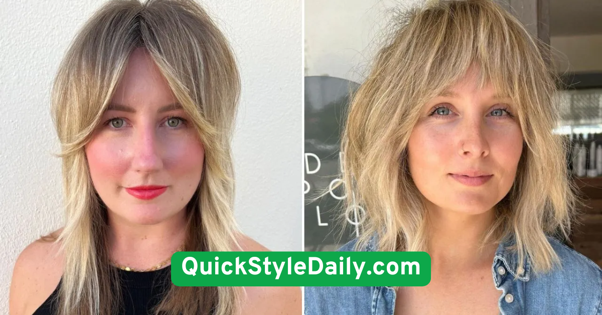 Wispy Curtain Bangs for Softness