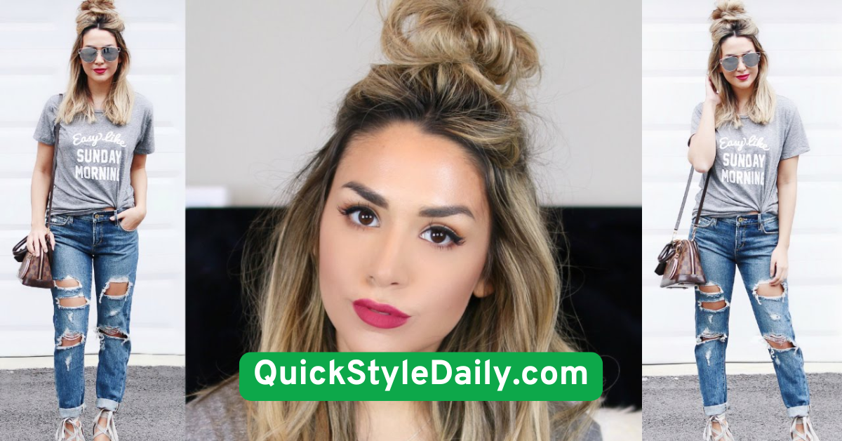 Half-Up Top Knot