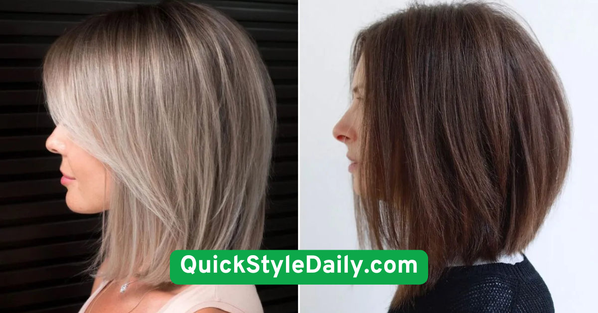 Flat Iron Waves on Lob Cut