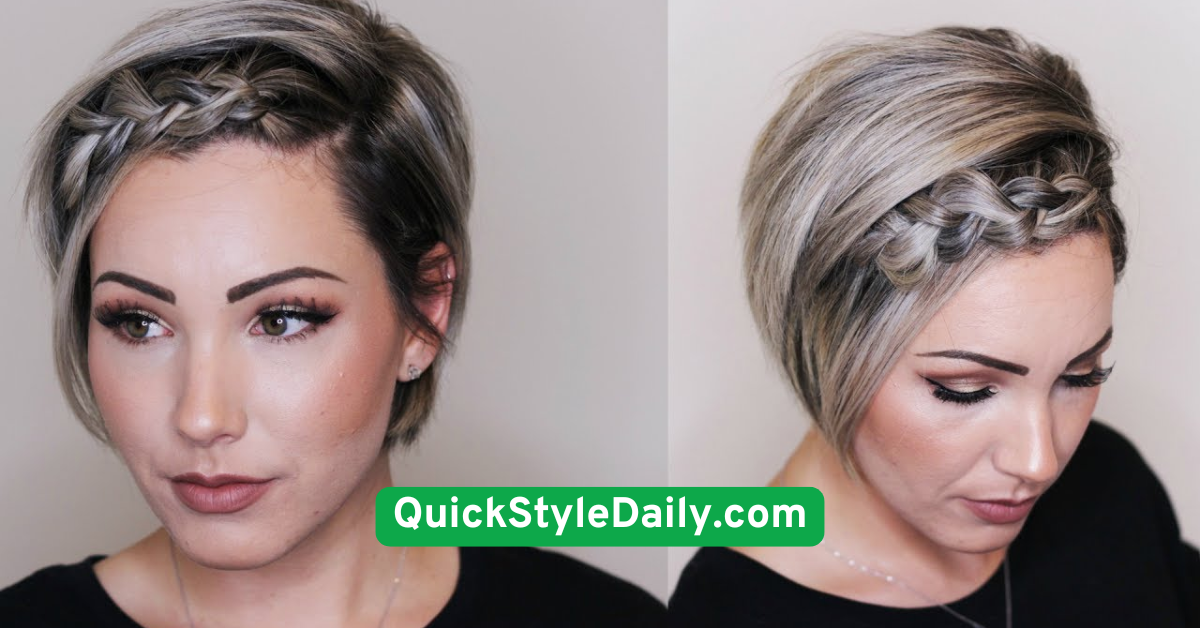 Braided Front Pixie