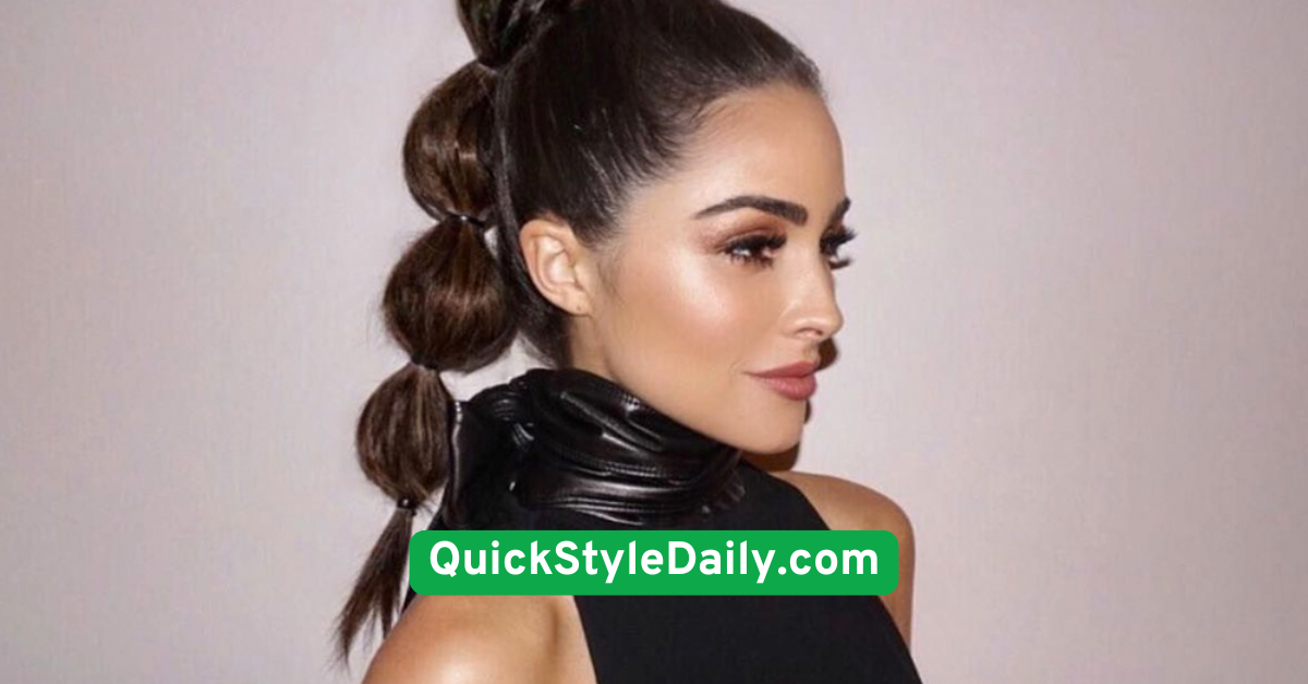 Bubble Ponytail That Looks Like You Tried