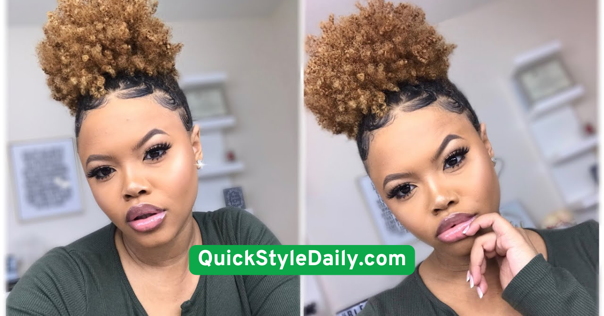 Curly Puff for Natural Hair