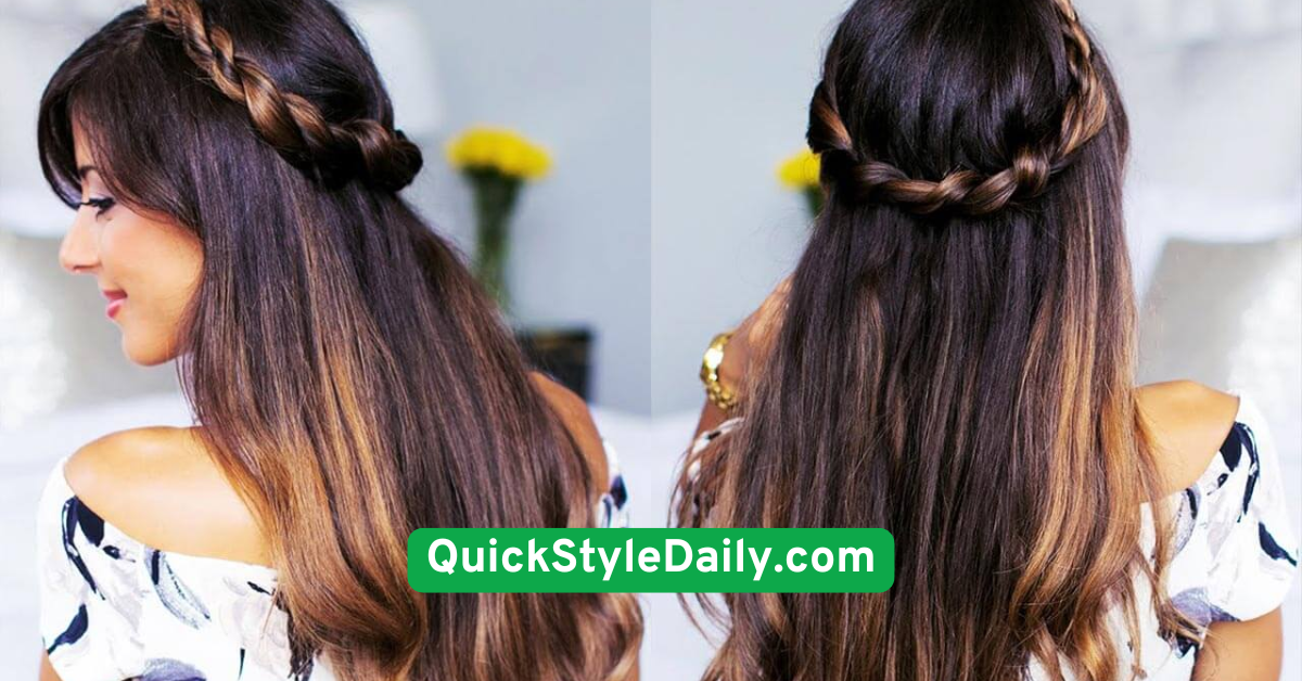 Half-Up Twisted Style