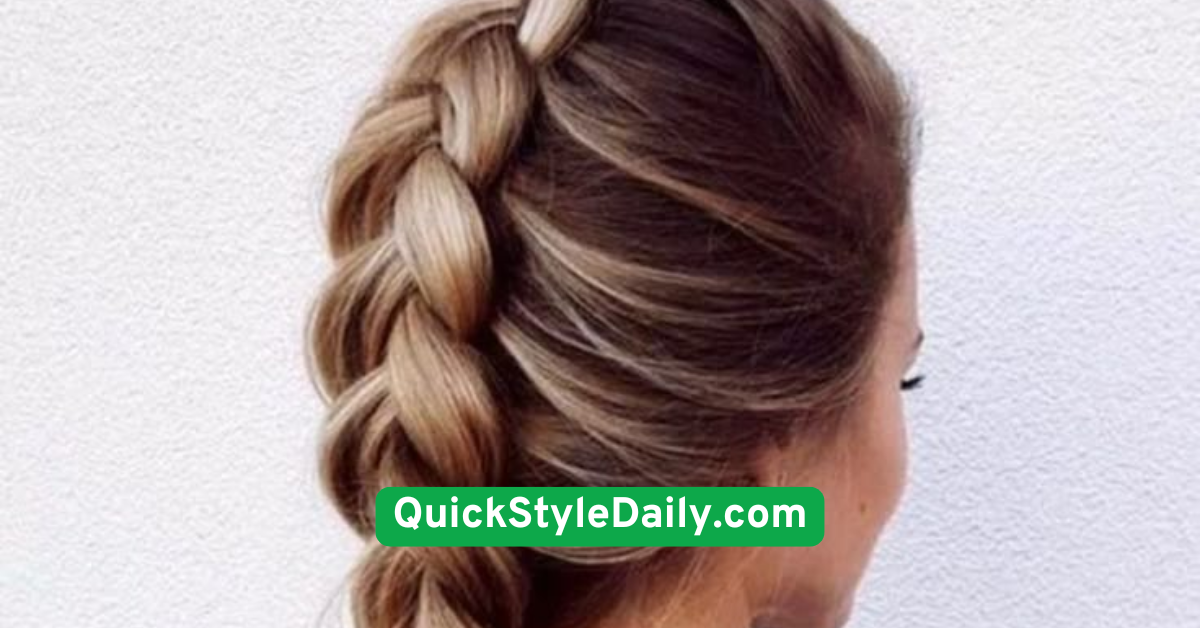 Lazy Girl’s French Braid
