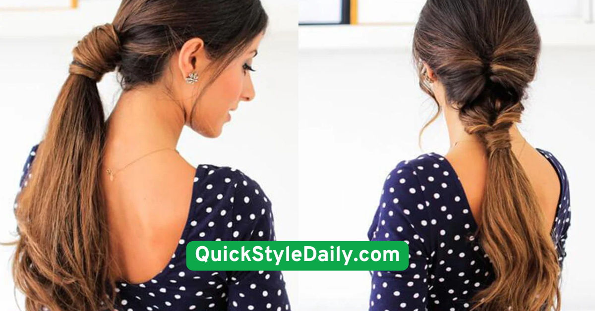 Low Braided Ponytail