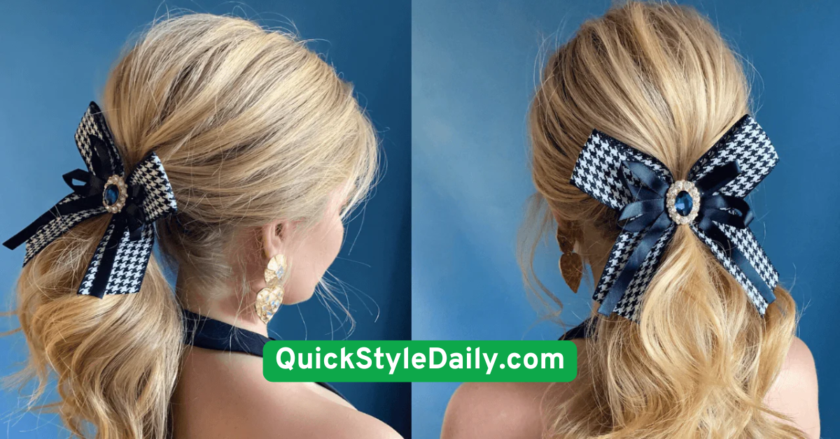 Low Side Ponytail with Volume