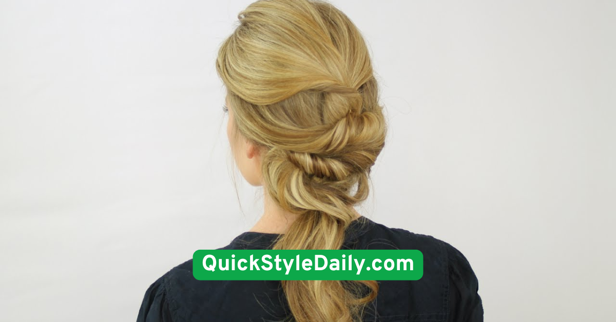 Low Twisted Ponytail