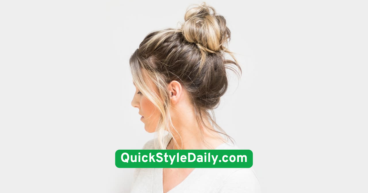 Simple Messy Bun