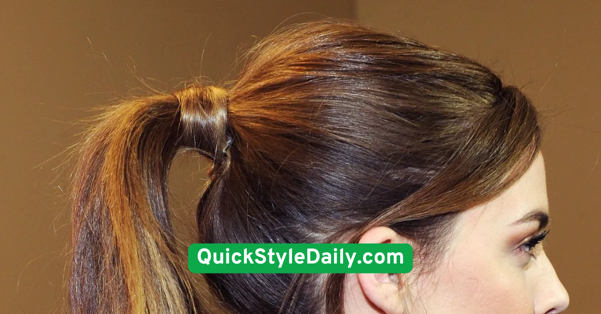 Simple Sleek Ponytail
