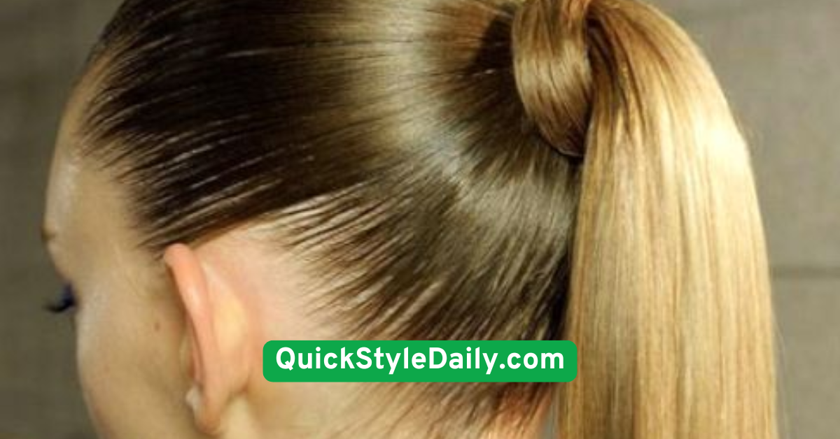 Sleek High Ponytail with a Twist