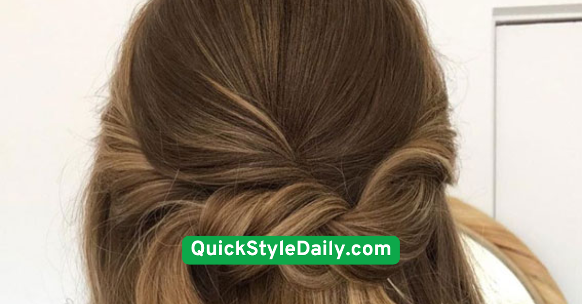 Twisted Half-Up Style