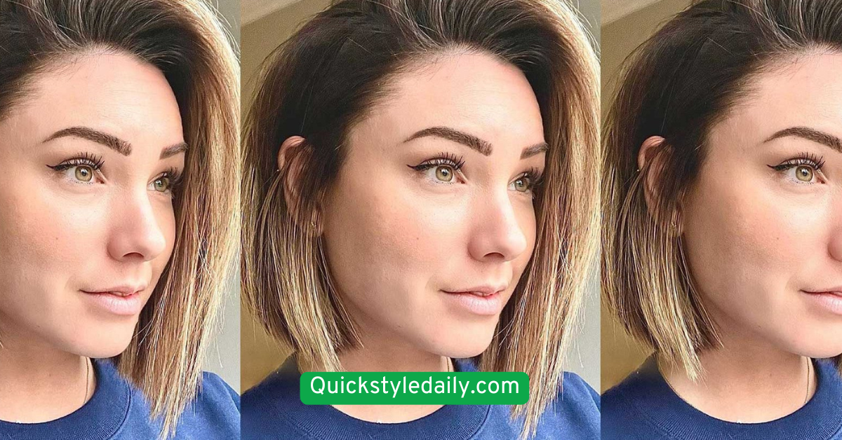 Side-Parted Straight Bob