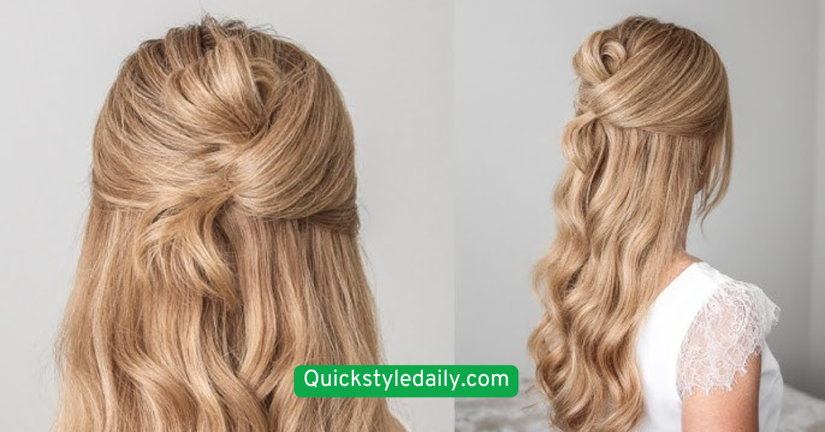 Twisted Half-Up Hairstyle