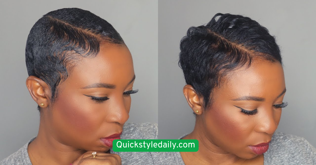 Pixie with Finger Waves