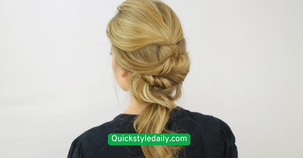 Low Ponytail with a Twist