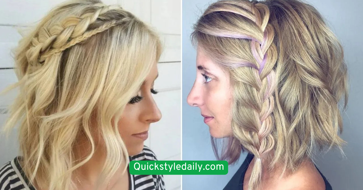 Pixie with Braided Accents