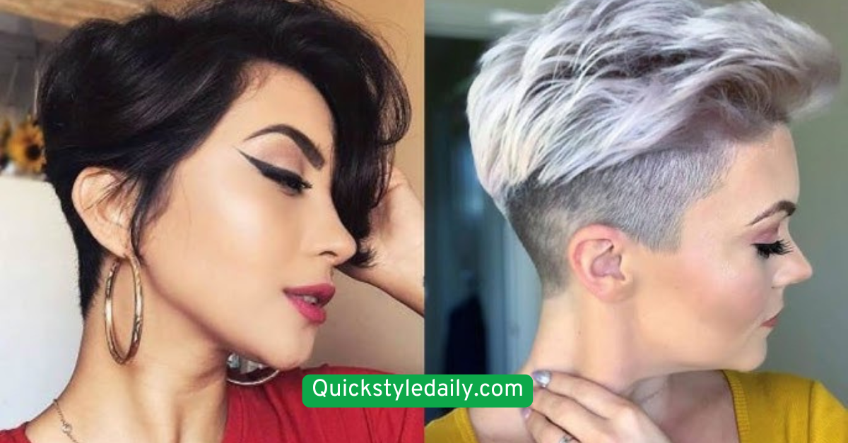 Messy Pixie with Highlights