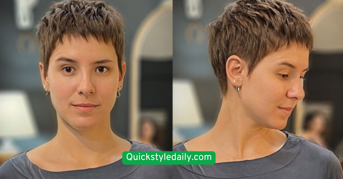 Textured Pixie Cut Styling