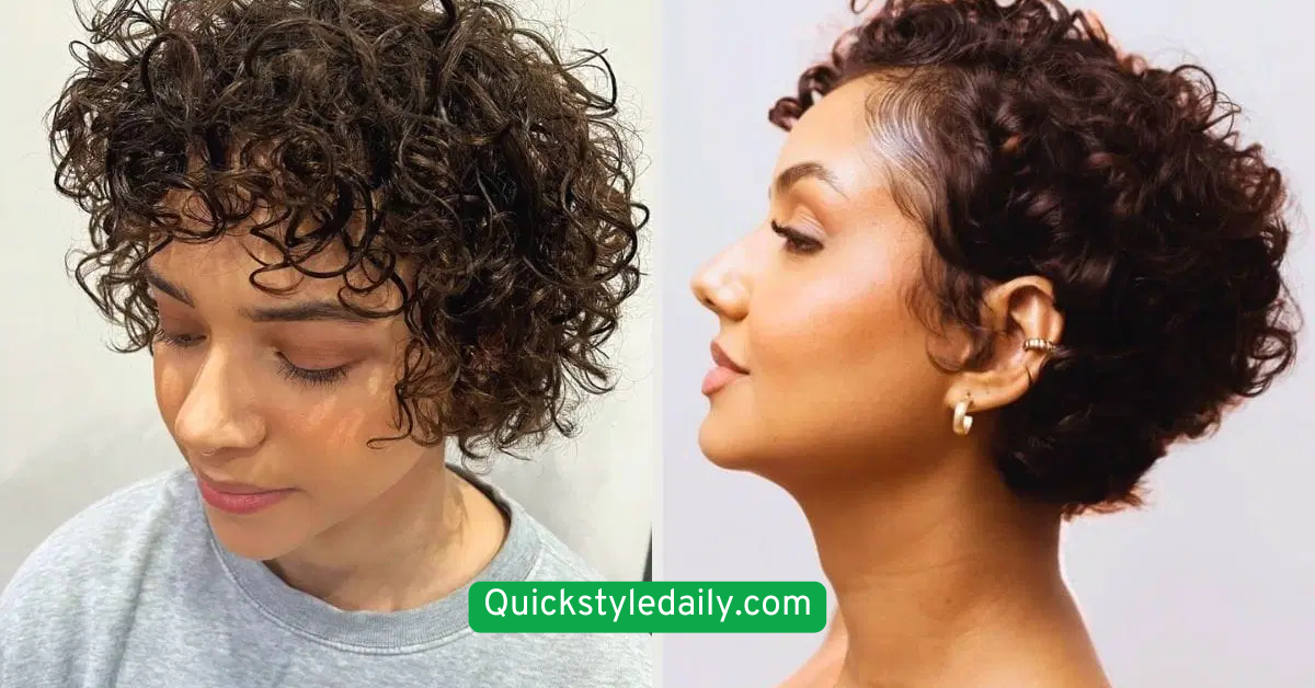 Voluminous Curly Pixie