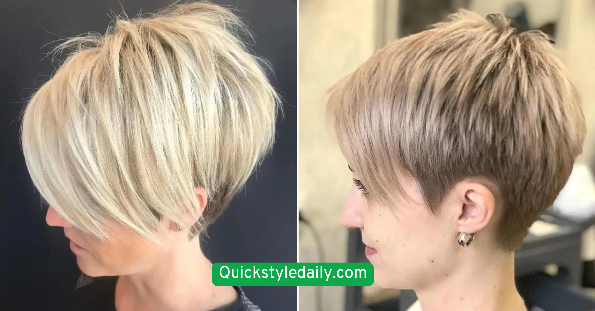 Pixie with Volume at the Crown