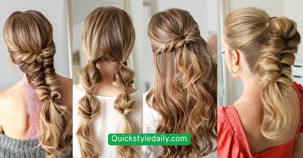 Twisted Half-Up Hairstyle