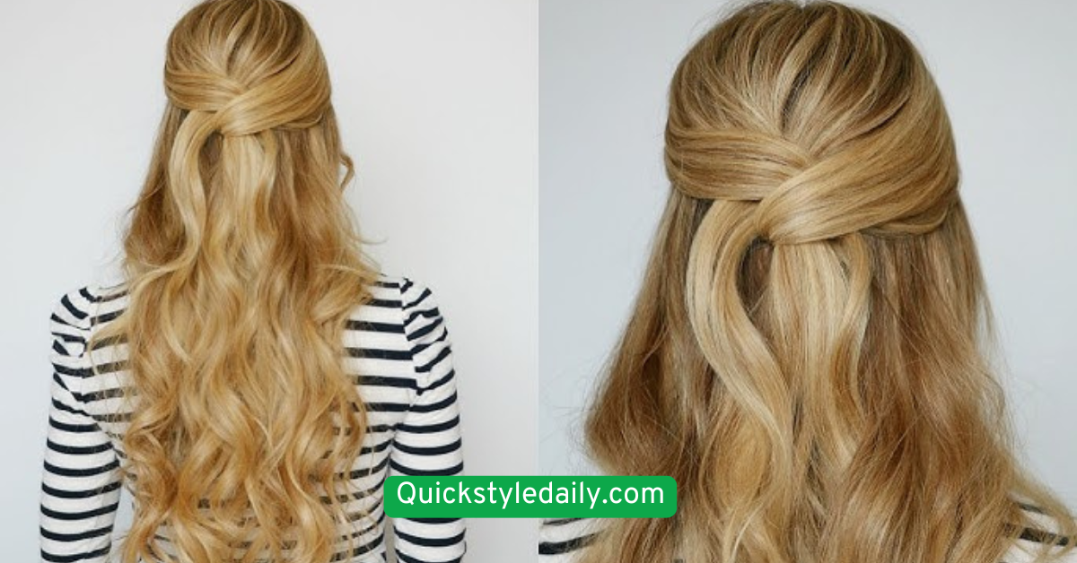 Half-Up Twisted Crown